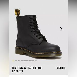 Dr. Marten's 1460 Greasy Leather Lace Up Boots